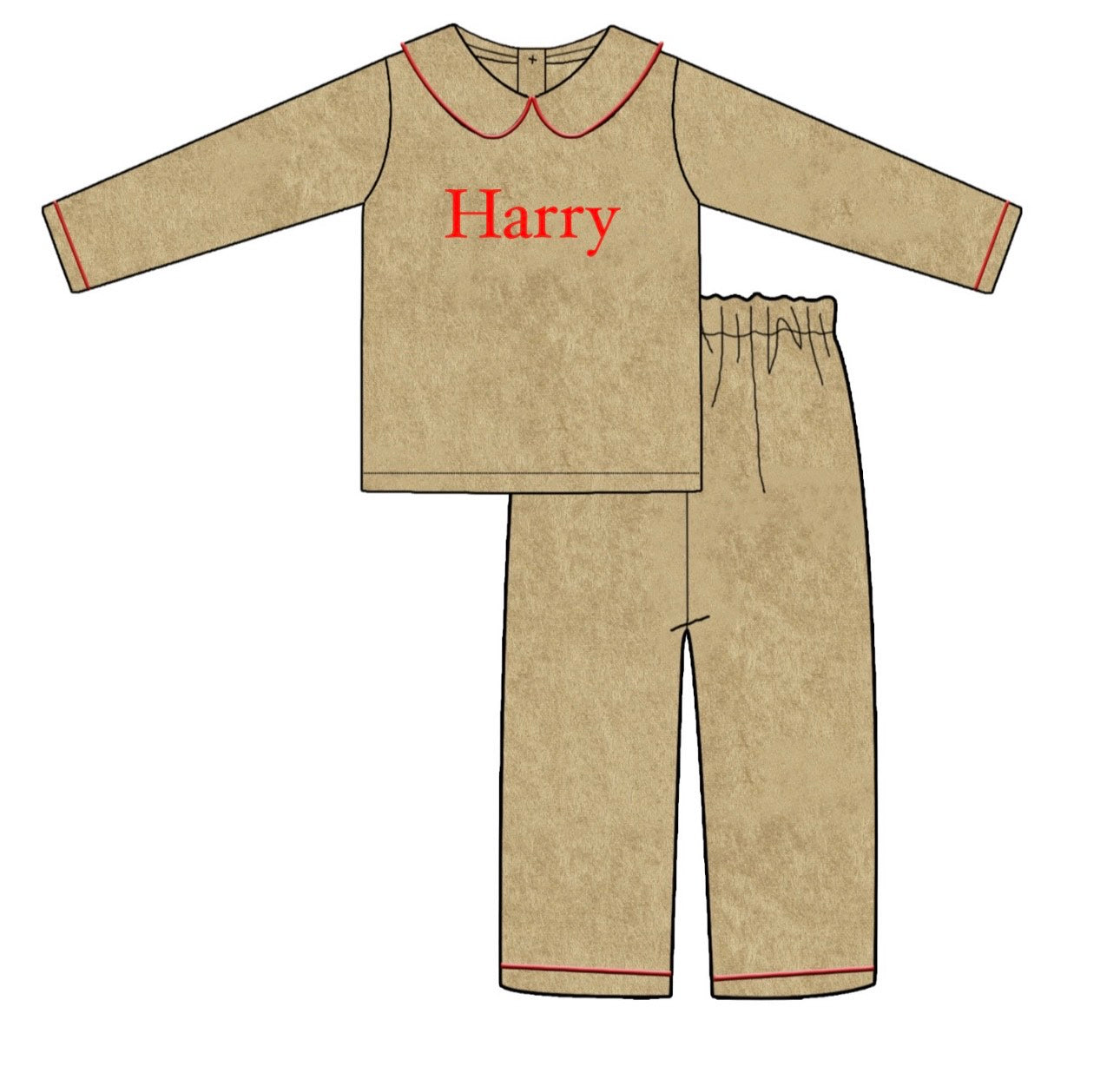 Maple and Finch Velvet Pyjamas