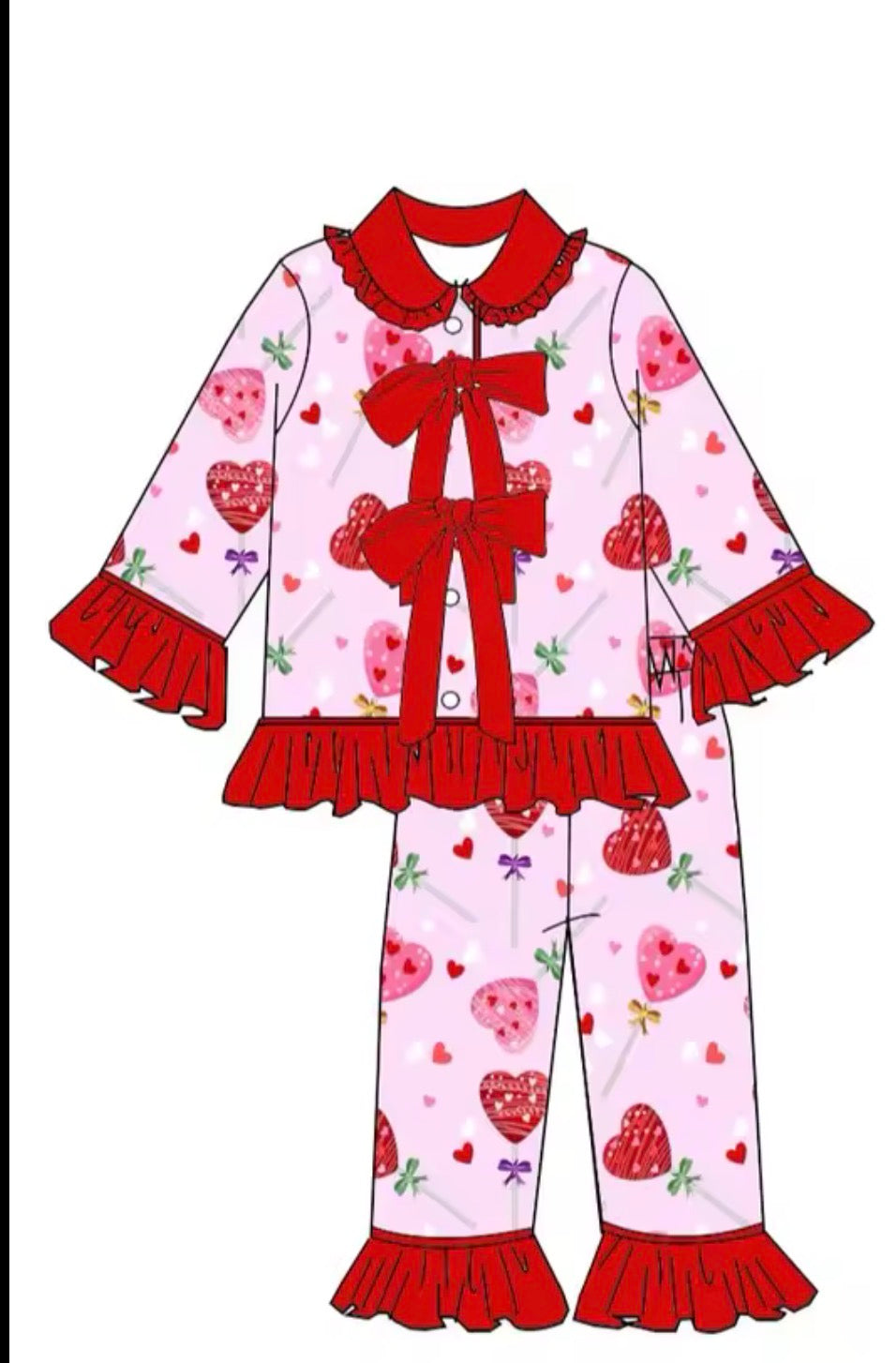 Strawberry Kiss Sleep Set