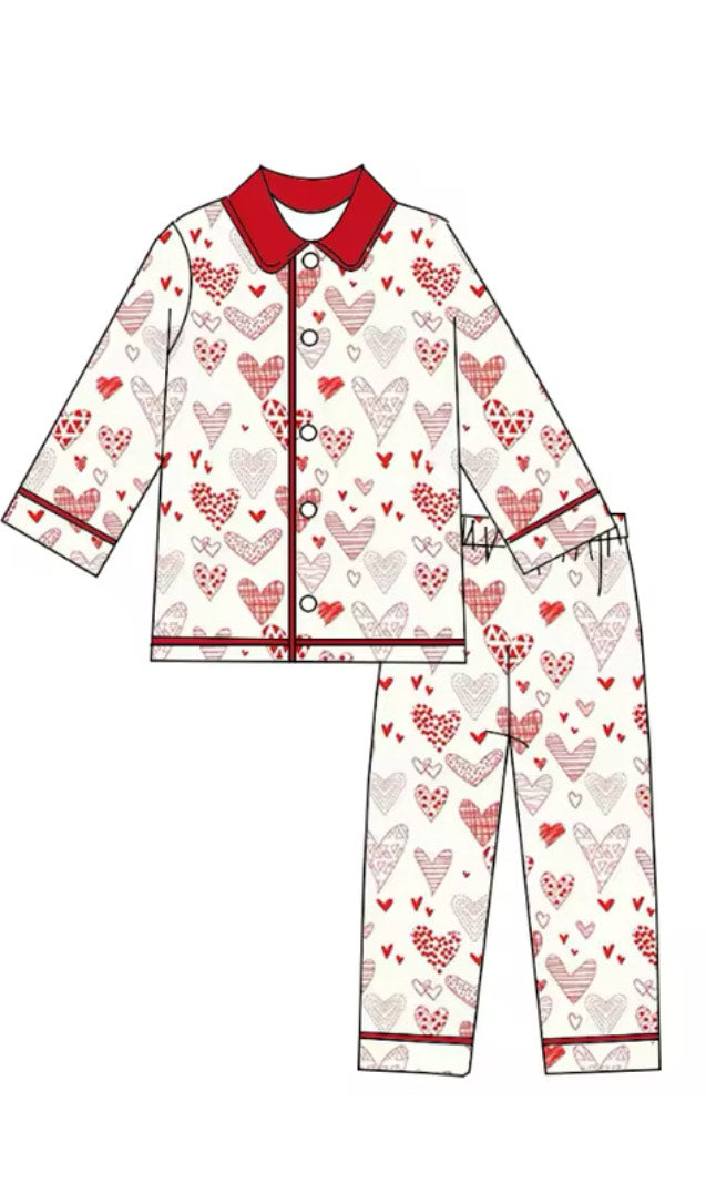 Classic Hearts Pyjamas