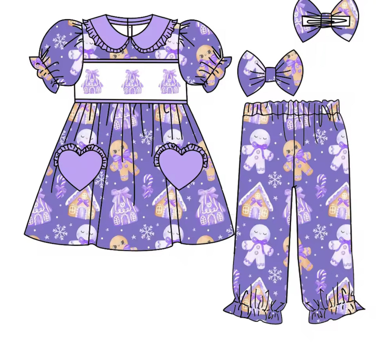 Lapland Smocked Pyjamas