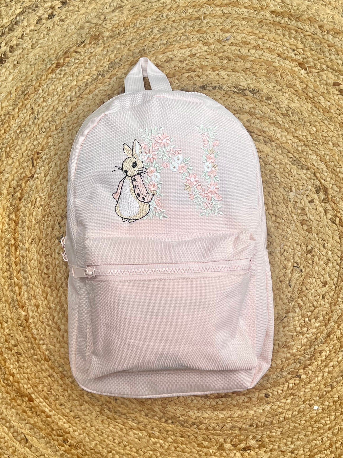 Flopsy Bunny Initial Backpack