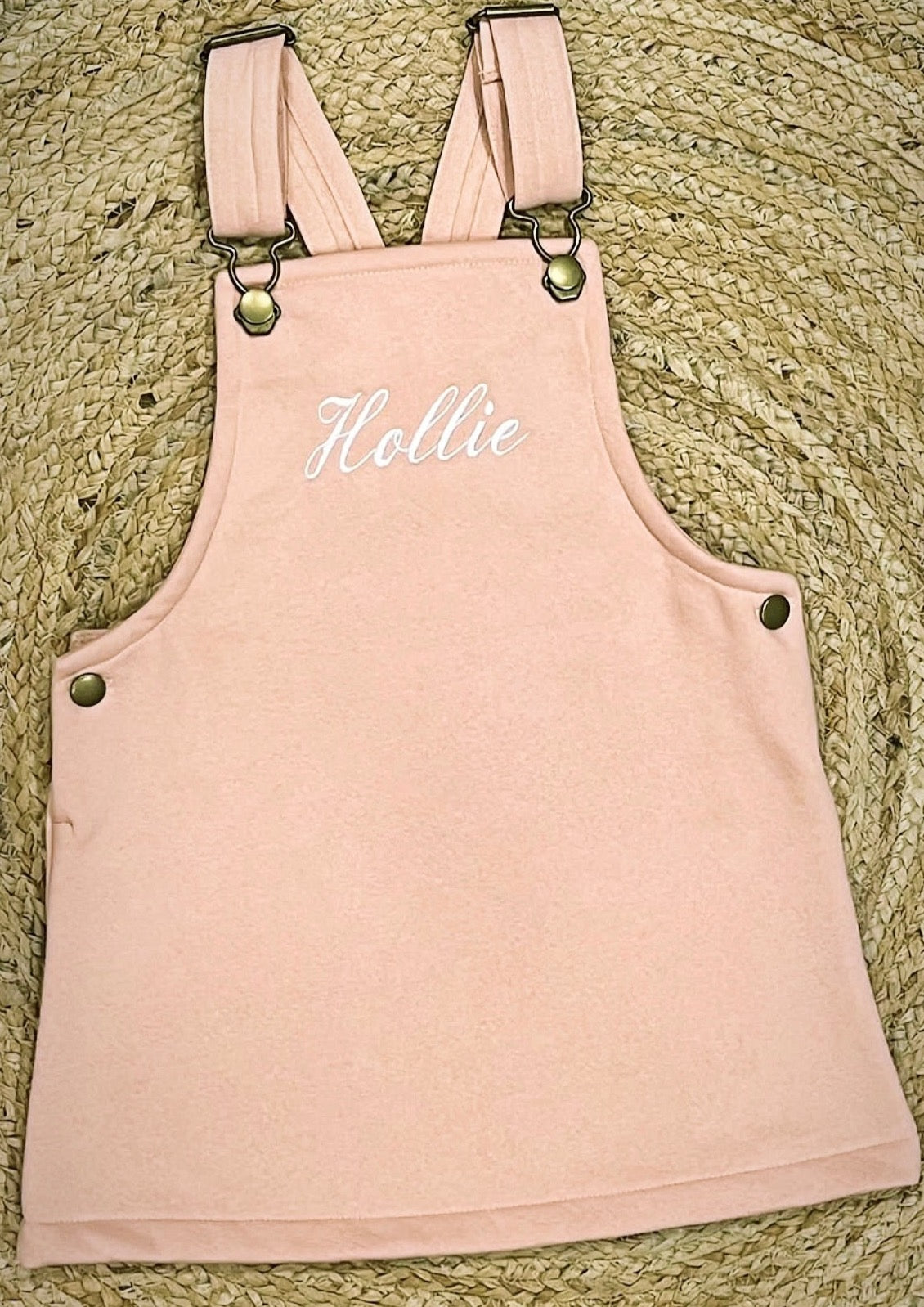 Floral Initial Dungaree Dress
