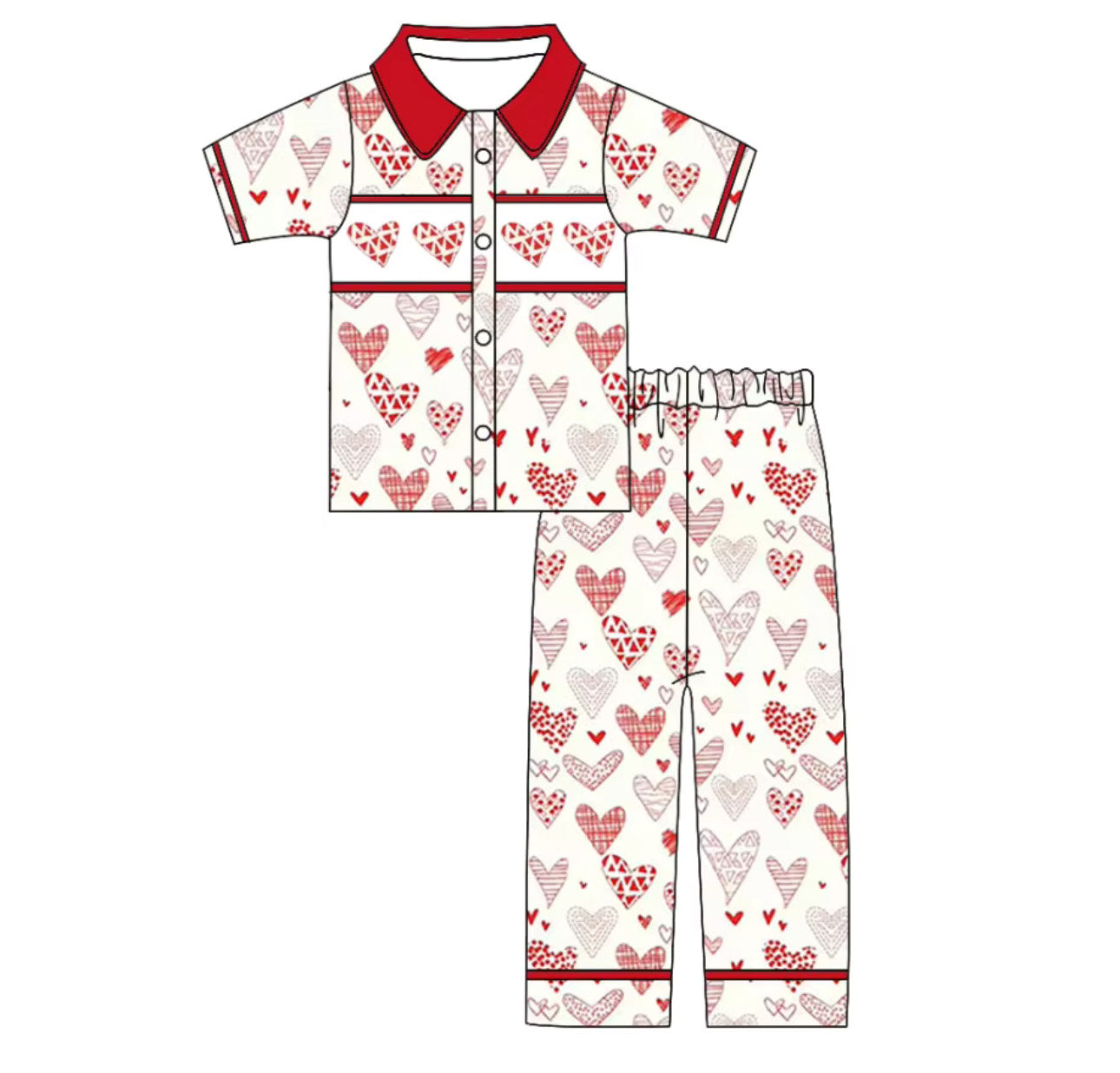 Classic Hearts Pyjamas