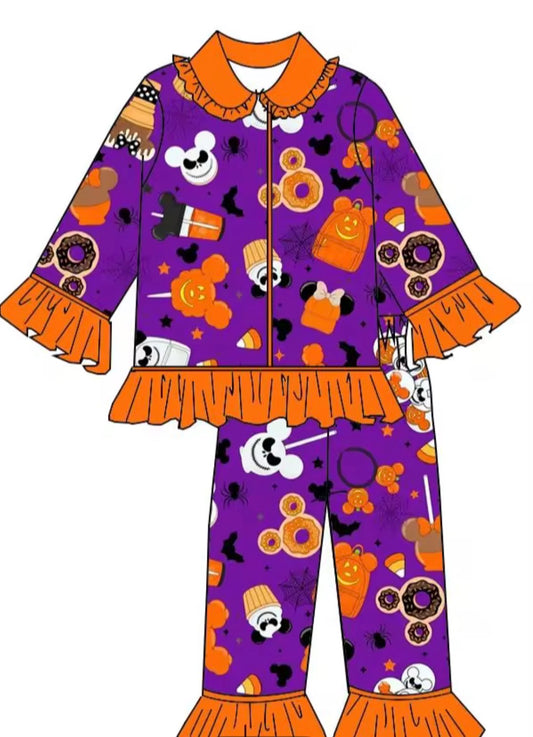 Frilled Disney Pumpkin Pyjamas