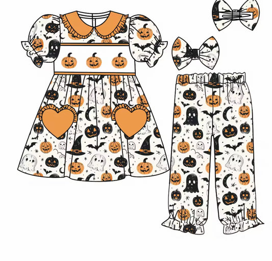 Frilled Pumpkin Patch Dreams Pyjamas