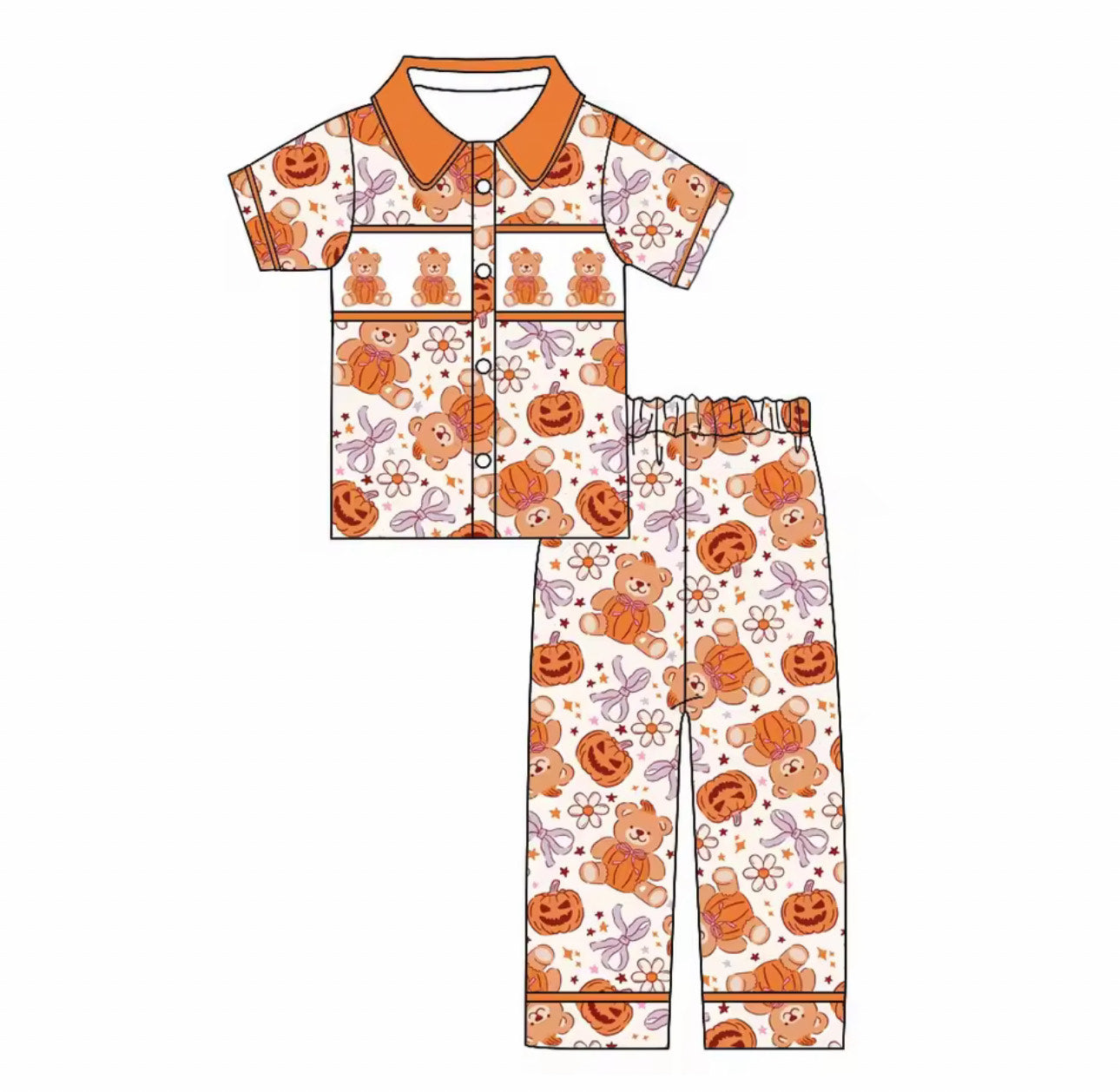 Pumpkin Bear Pyjamas