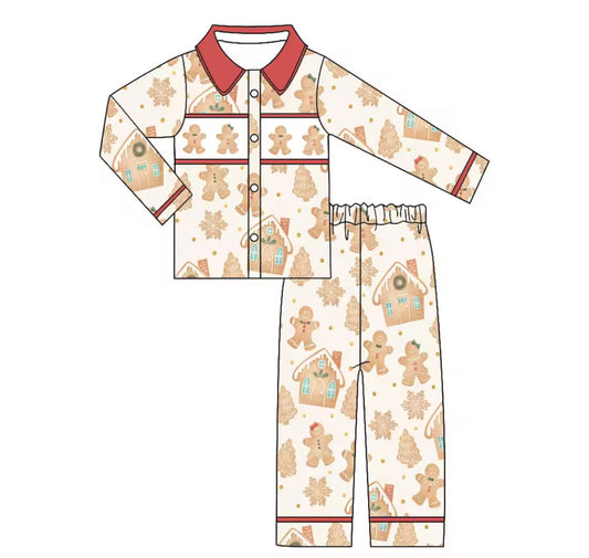 Classic Beige Gingerbread Pyjamas