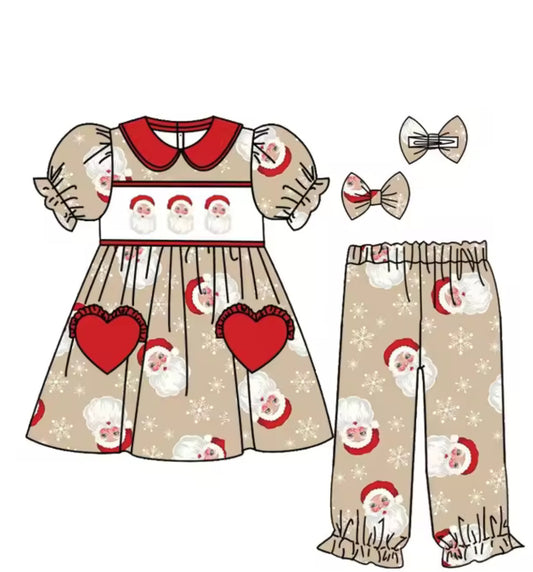 Santas Helper Smocked Pyjamas