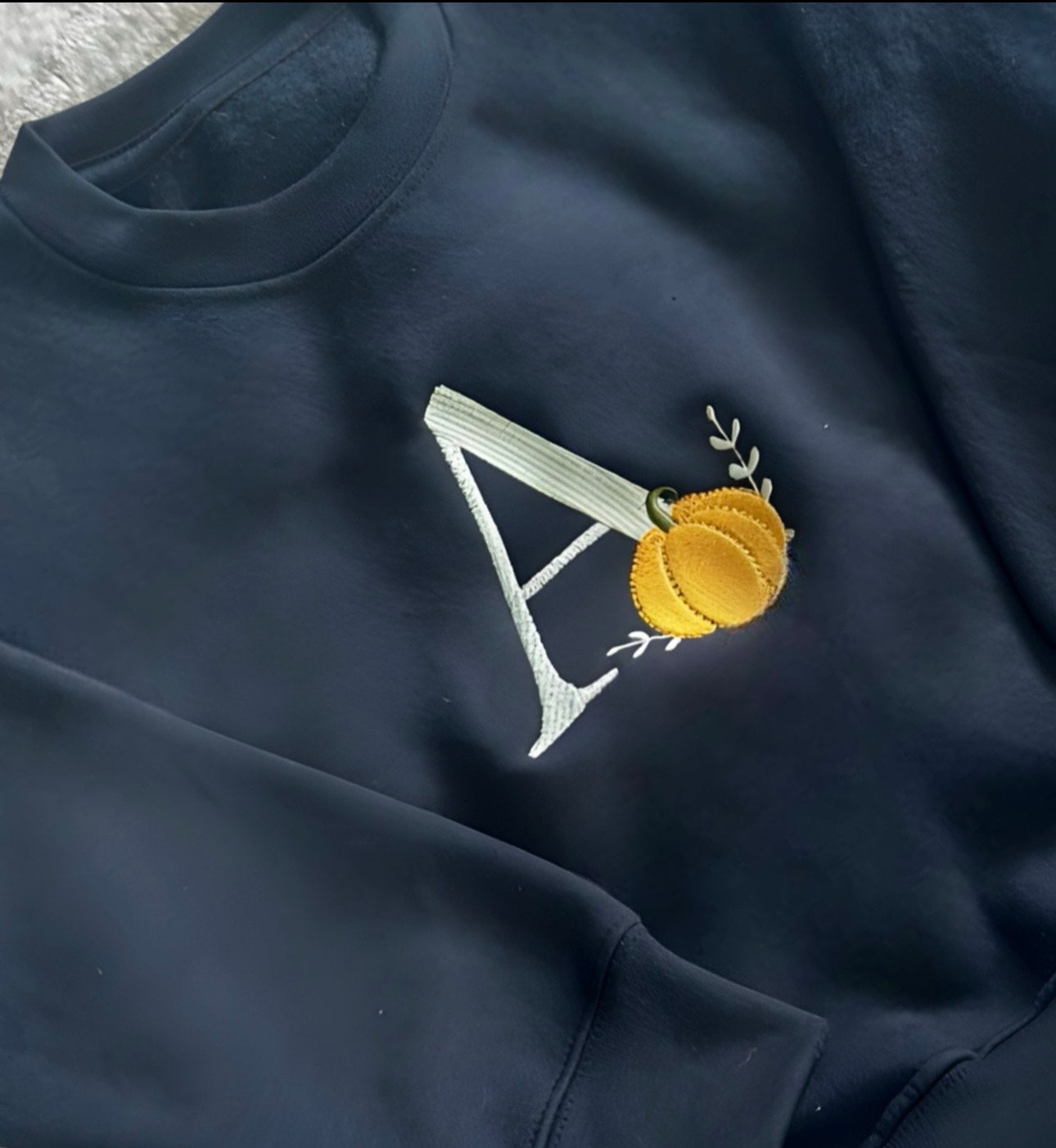 Halloween Initial Sweatshirt