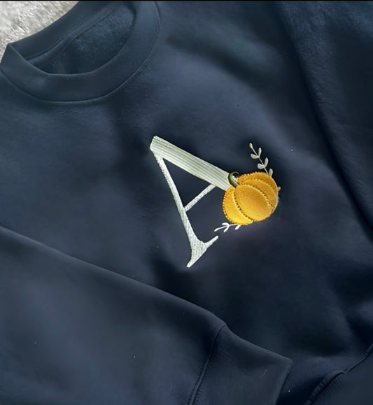 Halloween Initial Sweatshirt