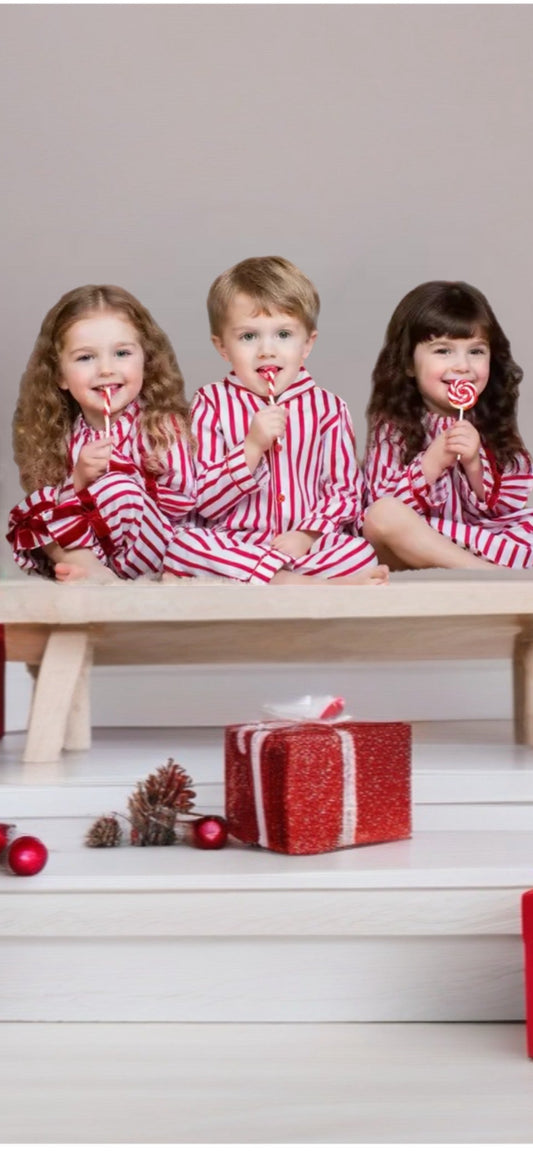Candy Cane Pyjama Collection