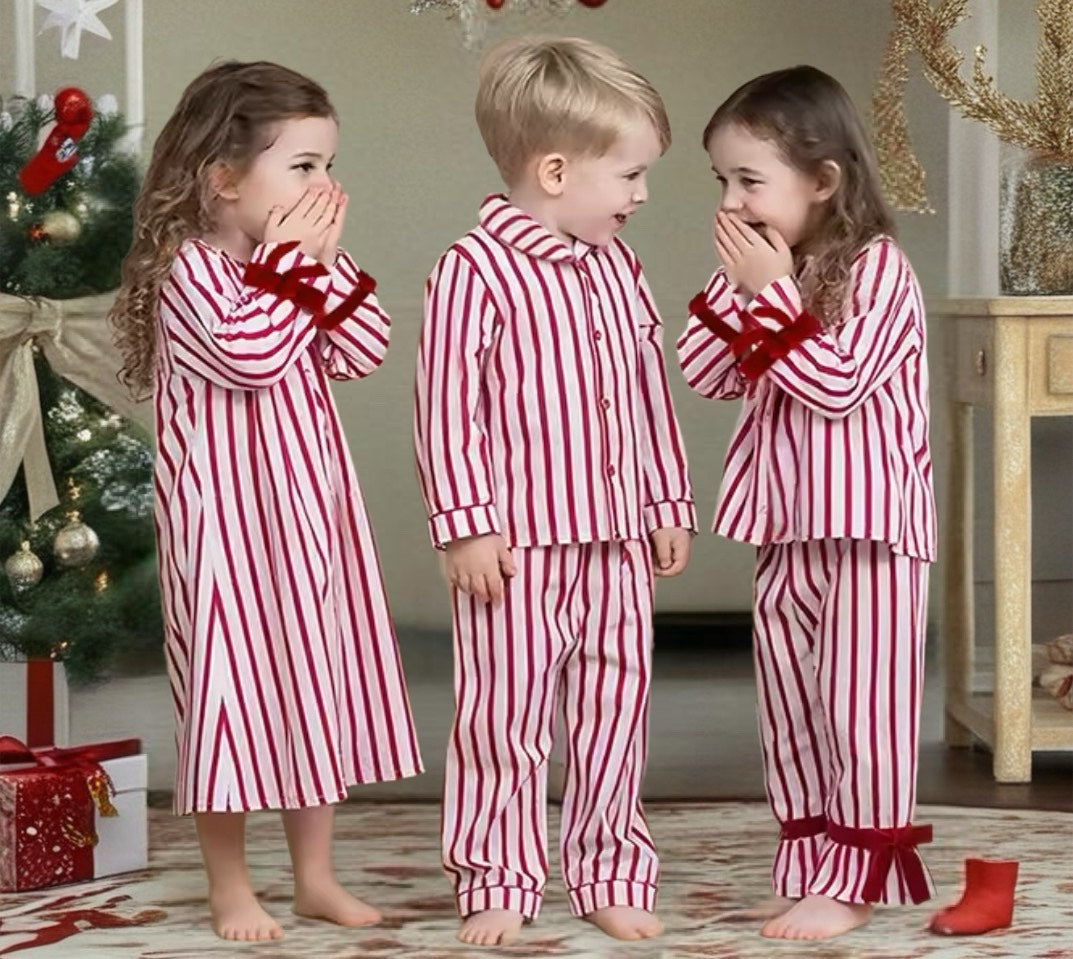 Candy Cane Pyjama Collection