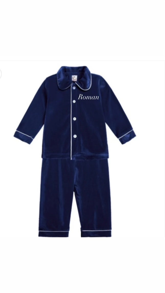 Kids Cotton Velour Pyjamas- Pre Order