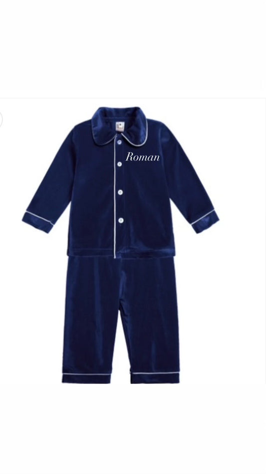 Kids Cotton Velour Pyjamas- Pre Order