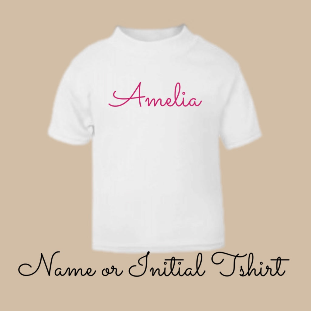 Name or Initial Cotton T-shirt