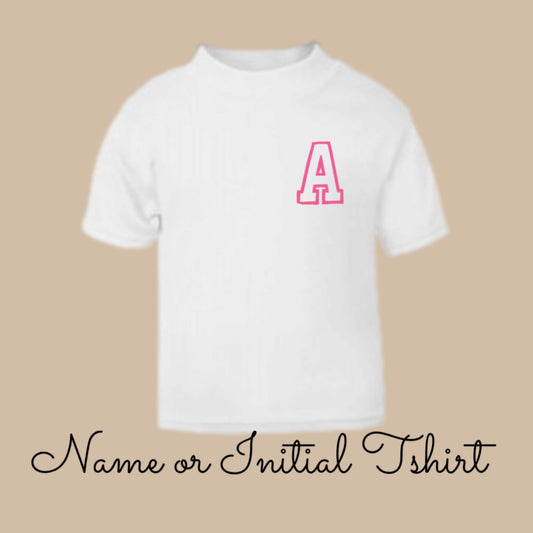 Name or Initial Cotton T-shirt