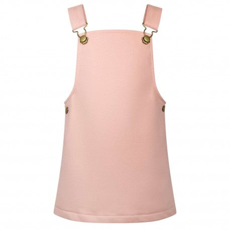Floral Initial  Dungaree Dress